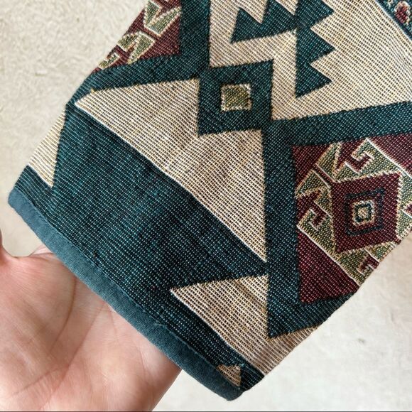 Vintage Flashback Southwestern Tapestry Bolero Jacket - Picture 7 of 9